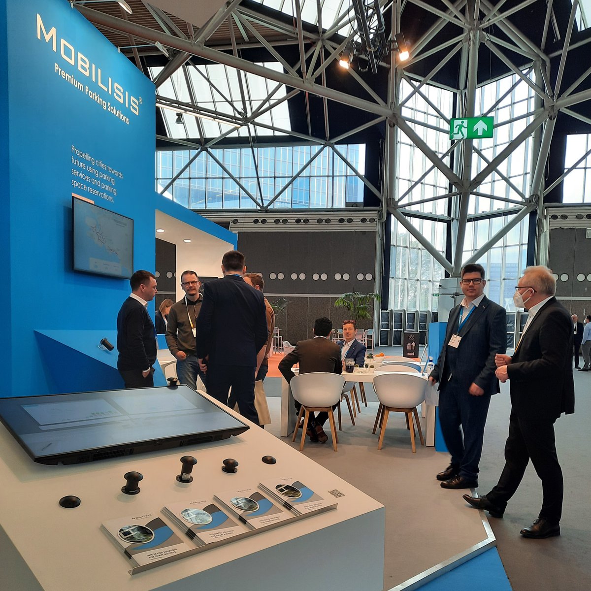 Mobilisis's tweet photo. The 50. Intertraffic Fair in Amsterdam that gathered 900 exhibitors and thousands of visitors is finished. We would like to thank all visitors and partners, and hope that our booth sparked their interest into smart parking technologies. #ITA22 #intertrafficamsterdam #smartparking https://t.co/09nw6CReVG