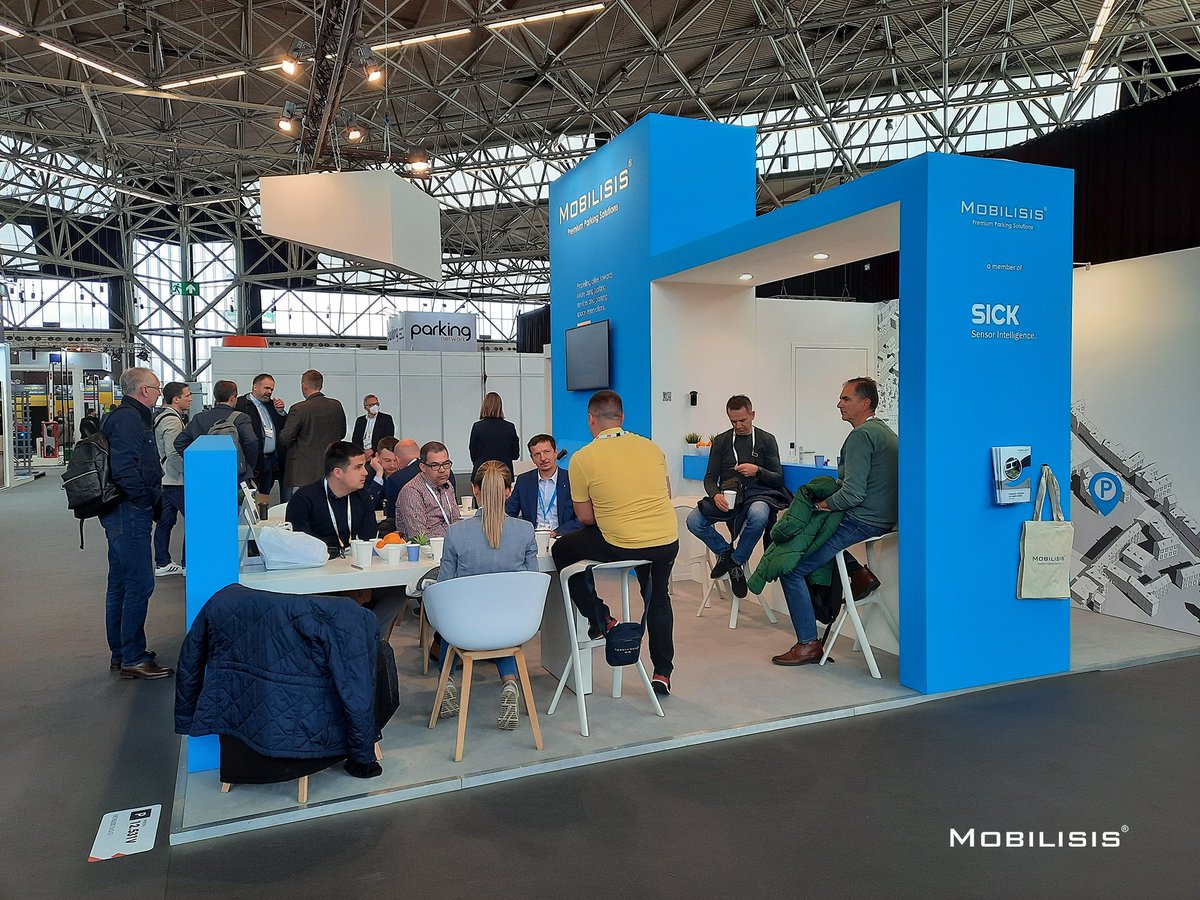 Mobilisis's tweet photo. The 50. Intertraffic Fair in Amsterdam that gathered 900 exhibitors and thousands of visitors is finished. We would like to thank all visitors and partners, and hope that our booth sparked their interest into smart parking technologies. #ITA22 #intertrafficamsterdam #smartparking https://t.co/09nw6CReVG