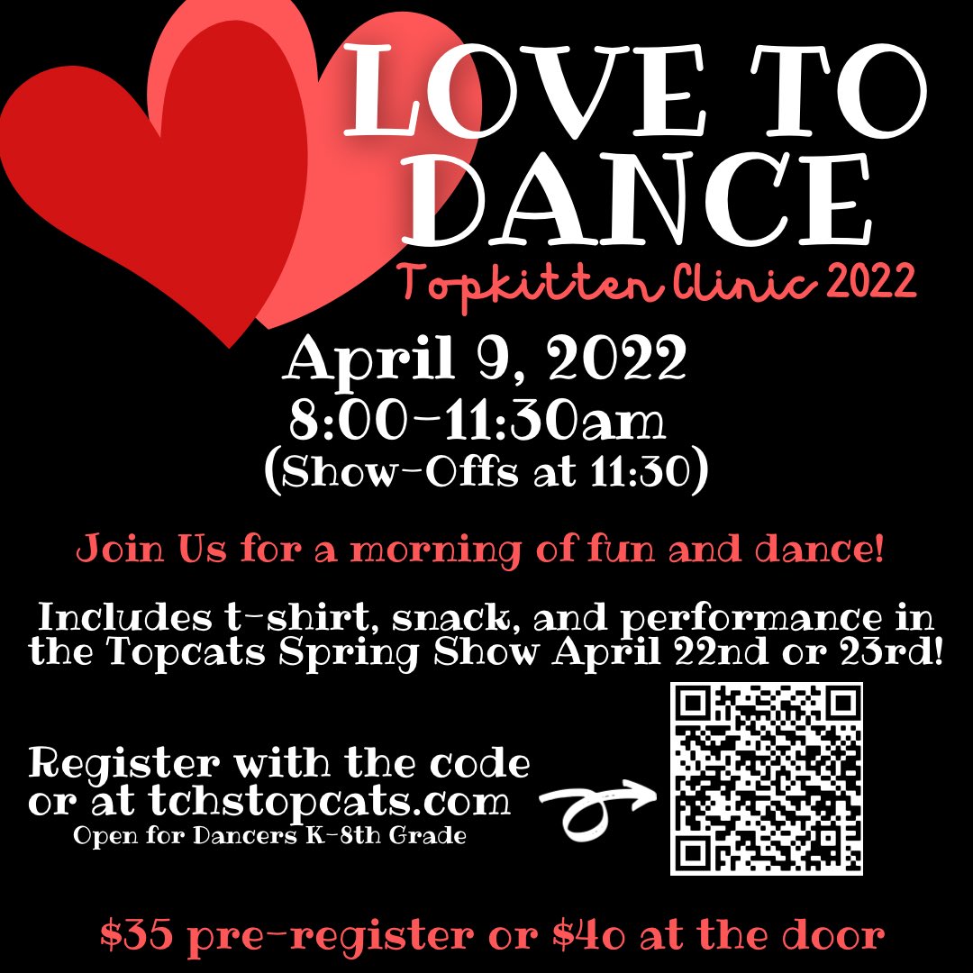 It’s not too late! Sign up to dance with us this Saturday! <a href="/TheColonyHS/">The Colony HS</a> <a href="/tchs_media/">TCHS Student Media</a> <a href="/TheColonyTexas/">City of The Colony</a>