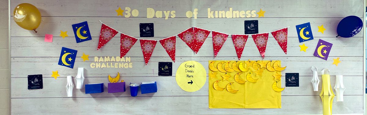 Ramadan Mubarak!  Student generated bulletin board.    Sometimes we don’t realize our impact until we see it.  #Modelandmotivate  <a href="/SWL_HWDSB/">SWL_HWDSB</a>