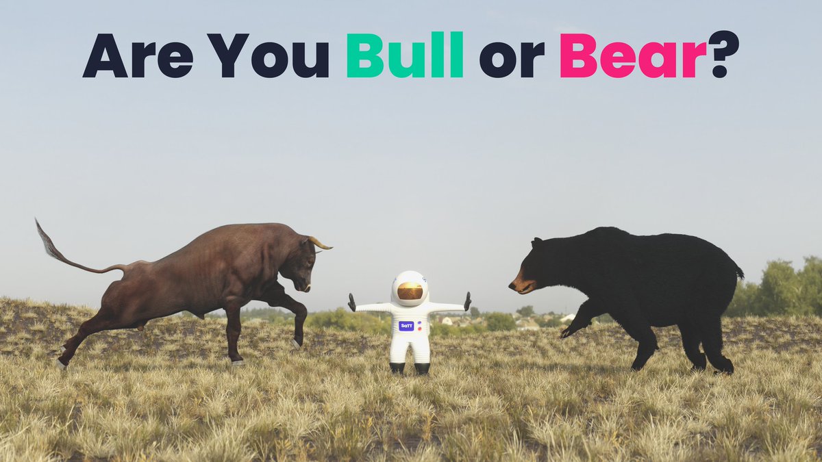 SaTT_Token's tweet photo. π Hi, Are You Bull or Bear Today?
#marketing #advertising #ad #ads #socialmediamarketing #socialmedia #crypto #cryptocurrency #altcoin #cryptoworld #AdPool #PostFarming #SaTT #influencer https://t.co/4uZnpIaz9n