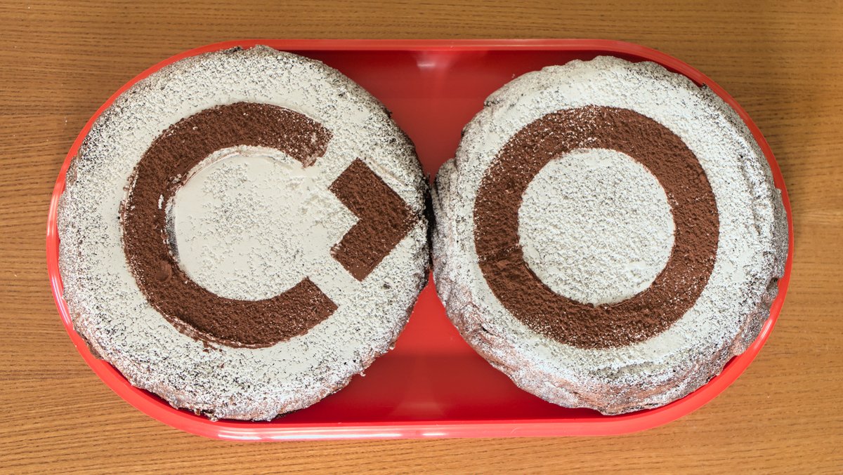 ao2it's tweet photo. Made some Caprese cakes, had some fun playing with the @Collabora logo https://t.co/VpKK6Q2wa4