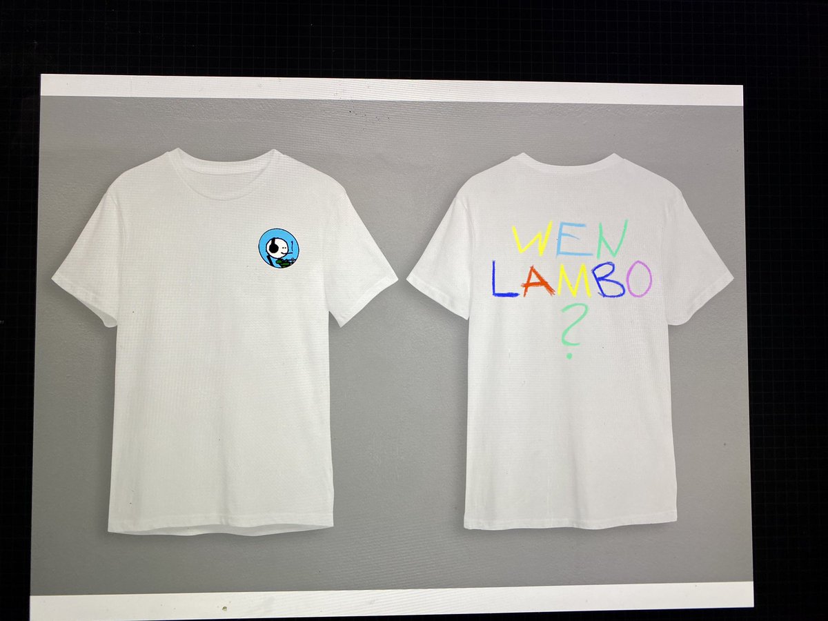 thopza911's tweet photo. Made These #mfers Shirts yesterday and wanted to Share 😇 
Would @sartoshi_nft wear these?🤔
What u think?
#mfers #mfer #mferchicks #MfersUnited #WenLambo https://t.co/gBy8fgvBfP