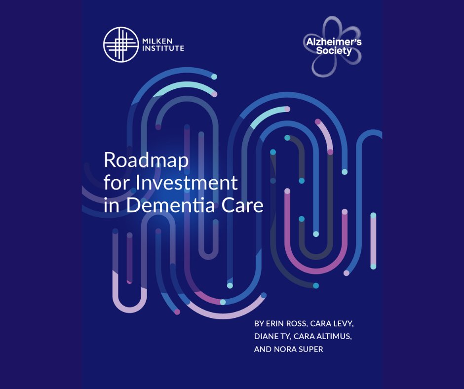 alzheimerssoc's tweet photo. 'It's not about cure versus care—it's about investing in cure and care simultaneously.'

Our Roadmap for Investment in Dementia Care, developed with @MilkenInstitute, outlines how philanthropy, govt, and private investment can improve dementia care. 

https://t.co/4mhei3T7YR https://t.co/gN9H9RiWwM
