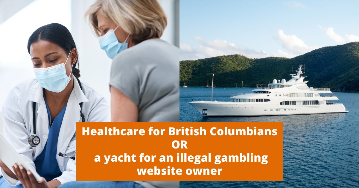 BCLC’s <a href="/PlayNowCasino/">PlayNow.com</a> is the only legal gambling website in B.C. and the only whose revenue supports provincial initiatives like healthcare and education. 
Where do you want your money to go? 19+
Learn more about where your money goes here: bit.ly/3K3isTc