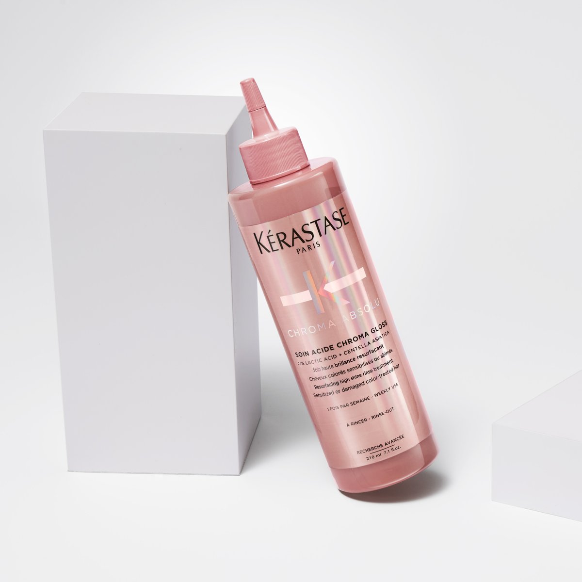 KerastaseUSA's tweet photo. Have you tried Soin Acide Chroma Hair Gloss? Use after cleansing your color treated hair to strengthen and seal the hair surface, enhancing shine and preserving your hair color. Shop now: https://t.co/w2tYxNIrBm #KerastaseUSA https://t.co/AoDah0c7D1