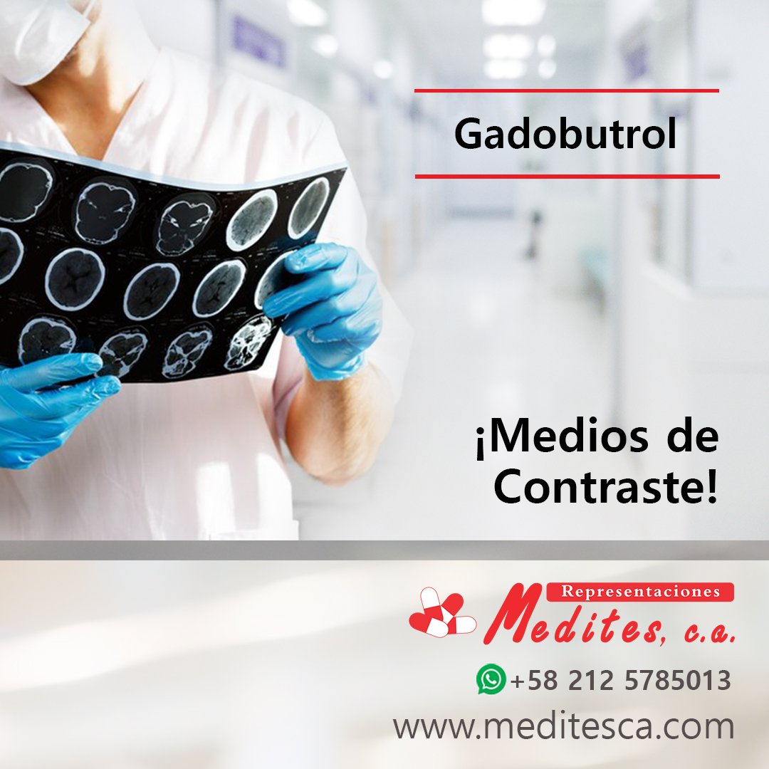 meditesca's tweet photo. Medios de Contraste - Gadobutrol
Acción Terapéutica: Agentes adyuvantes del diagnóstico.
Gadovist también puede ayudar al médico a averiguar el tipo de anormalidades (benignas o malignas) conocidas o sospechadas en el hígado y riñones.
📱 +58 212 5785013 / 2455 / 0356 https://t.co/Y4P0lgKzLx