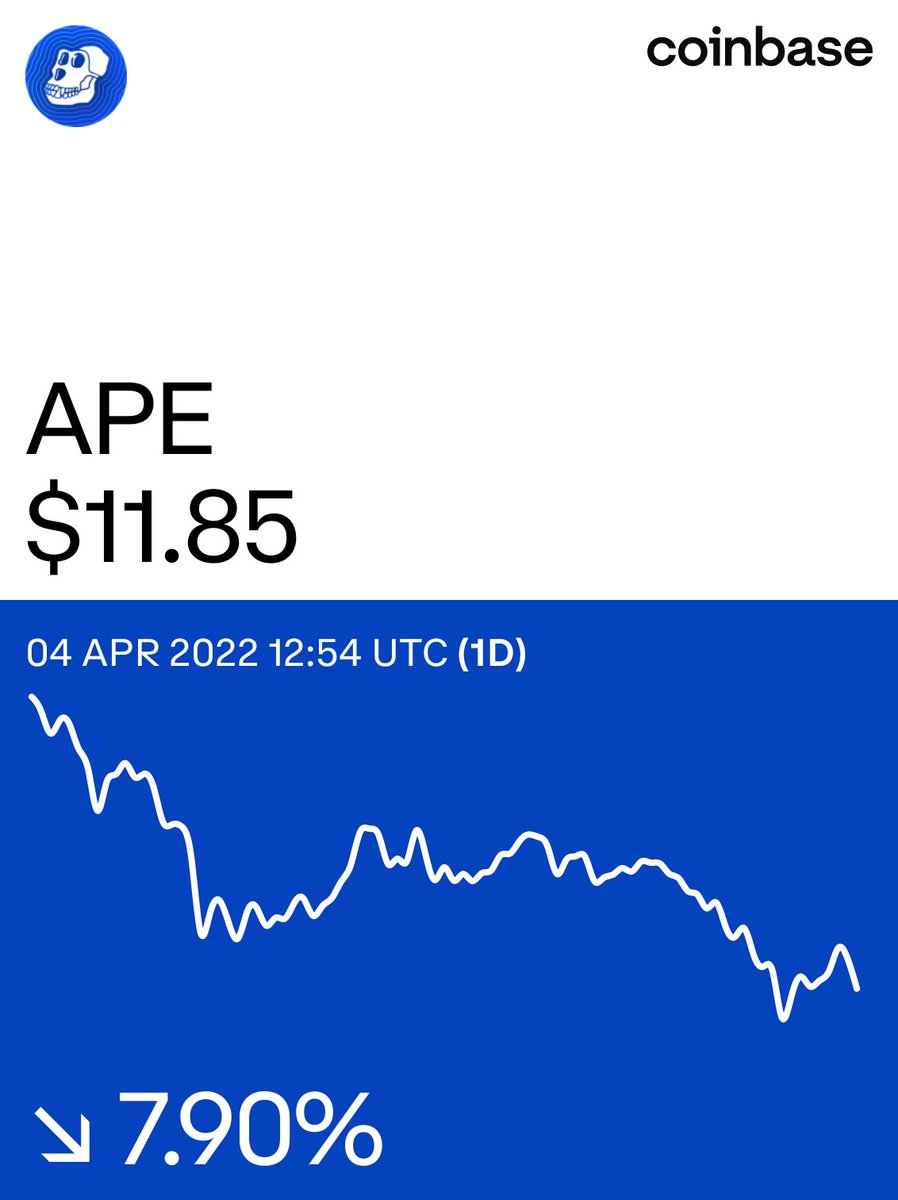 Charlo6996's tweet photo. ApeCoin on @Coinbase: https://t.co/hKVpJXUCjx https://t.co/fACW3Tmmxl