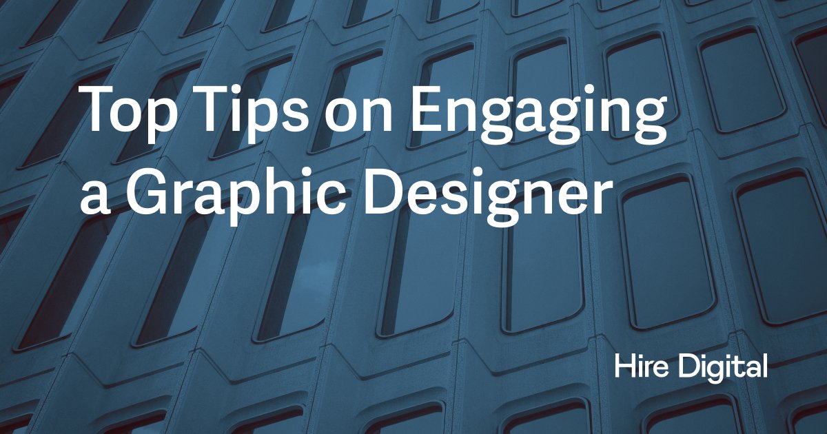 HireDigital1's tweet photo. Research shows that 49% of #marketers rate visual marketing as an important pillar of their marketing strategy. Here are the top tips for engaging a graphic designer: https://t.co/1p8JALGdA7

#GraphicDesigner #VisualMarketing #HiringTrends https://t.co/LGv47r6MCM