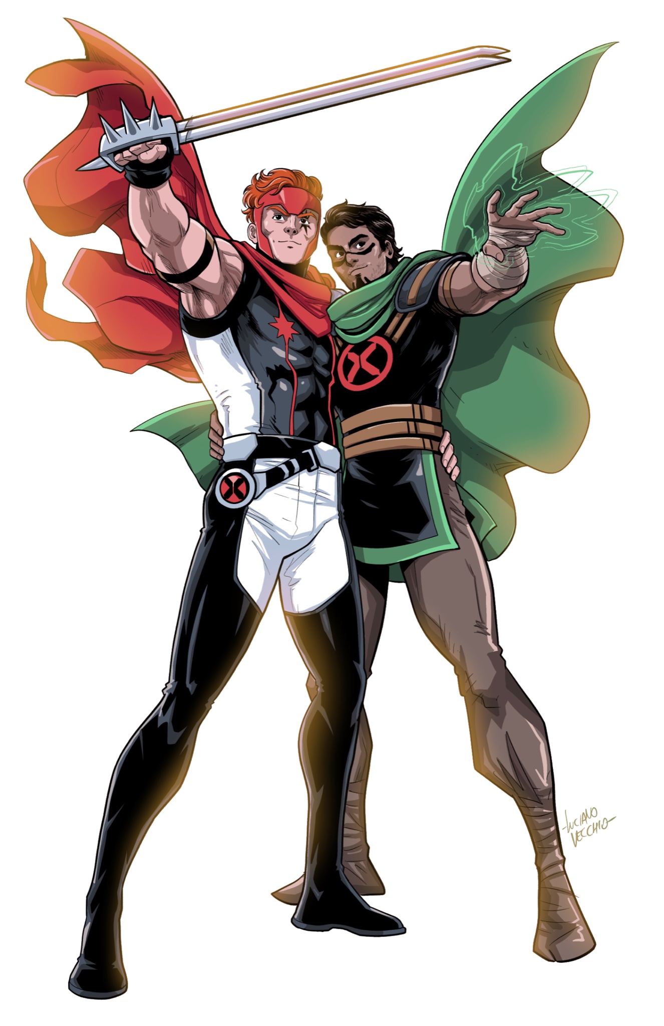 Luciano Vecchio on X: "Shatterstar and Rictor! Digital commission  https://t.co/Ok1qbyF1ir" / X