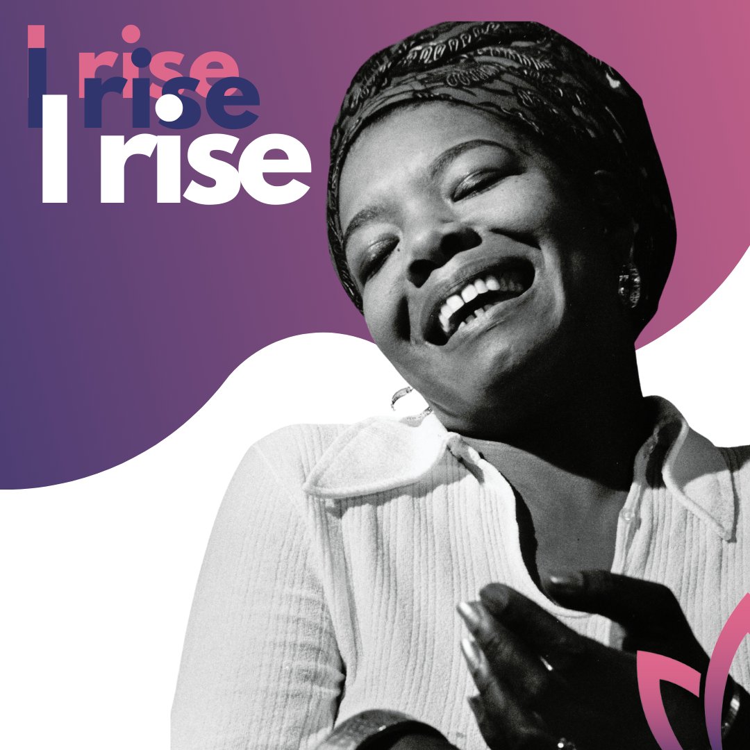 ProjectiRISE's tweet photo. Happy Birthday Maya Angelou ♥️
Just like moons and like suns,
With the certainty of tides,
Just like hopes springing high,
Still I'll rise.
#mayaangelou #projectirise #werisetogether https://t.co/zzcRDS7ssf