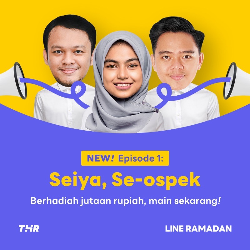 indo_line's tweet photo. Treasure hunt ramadan season 1 sudah dimulai, Persahabatan macam apa si yang dialami Rama, Bara, dan Ine?
Penasaran kan, simak drama harta, cinta, dan derita mereka bertiga, ikuti petunjuknya dan raih hadiahnya. Ada iPhone 13 untuk kamu lho!
#LINERamadan #NYINYIRinKEBAIKAN