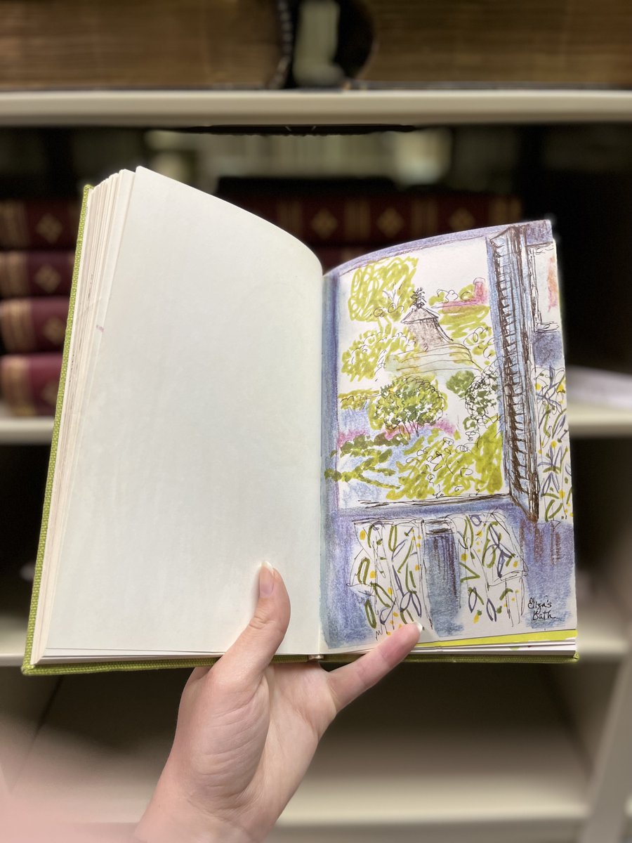 VMHCeducation's tweet photo. The weather is warmer, plants are blooming, and it's time to #SpringIntoTheCollection! First up are these sketches from artist Bee Dabney, an artist in the Abstract Expressionist movement of the post-World War II era. (VMHC Library RARE ND 1460.V8 o11 1964) #VMHC #VMHCeducation https://t.co/Z2kcWh8PSj