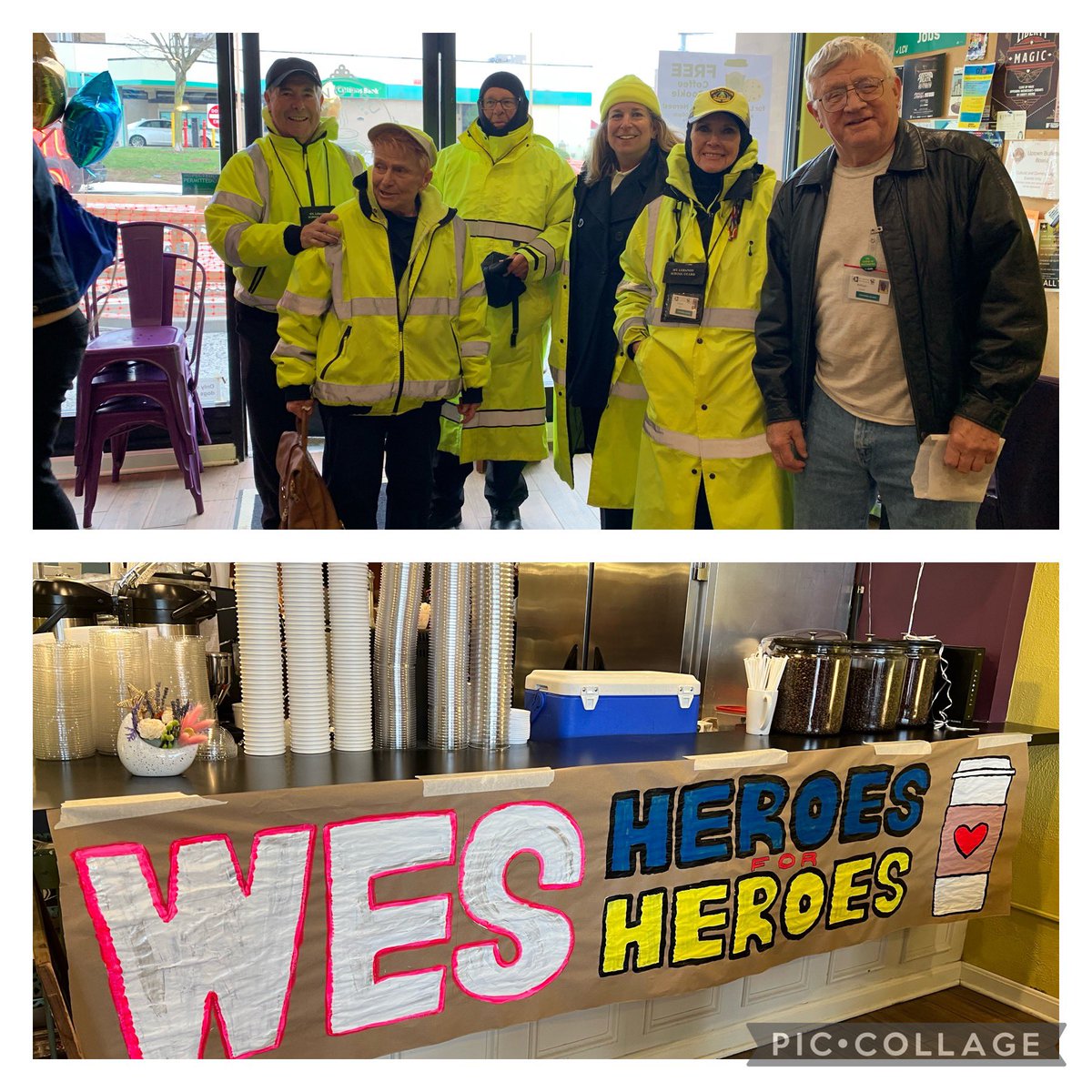 drcapatti's tweet photo. First “heroes” arrived at Uptown Coffee! @MTLSD @mirvinPSU #ThisisWes @MtLebanonPA https://t.co/QAz81UZ8SA