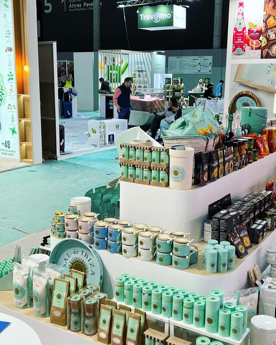 SALdeIBIZA's tweet photo. COME &amp; VISIT us in Barcelona at the Alimentaria tradefair. You find us in Hall 5, Stand D 451. We are happy to welcome you!

#saldeibiza #barcelona #tradefair #foodepxo https://t.co/qTNkPNpwQ0