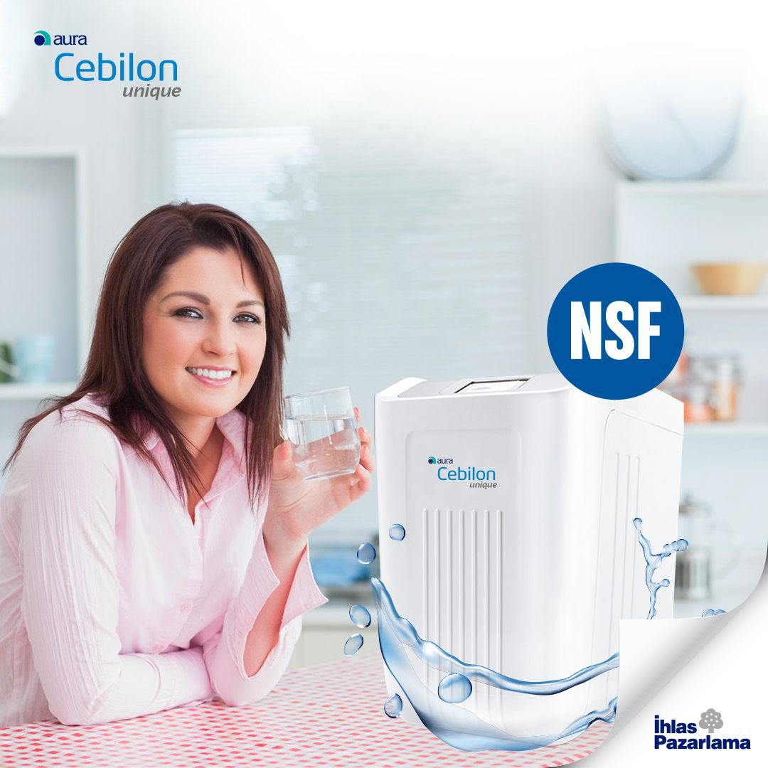 Ramazan'da su tüketimini ihmal etmeyin. İftarla sahur arasındaki zamana yayarak 2 litre su için. Hatırlamanıza yardımcı olması için Aura Cebilon Unique ile arıtılmış suyu bir sürahiye doldurup yanınızda bulundurun. NSF belgeli Aura Cebilon Unique tüm İhlas Mağazaları'nda. 4444949