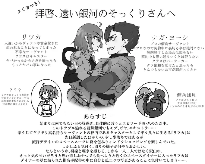 【森ぐだ♀】拝啓、遠い銀河のそっくりさんへ | 基地局 https://t.co/YRHK7SjOCa #booth_pm 

ユニヴァース森ぐ(ナガリツ)本です
よろしくお願いします( ˇωˇ ) 