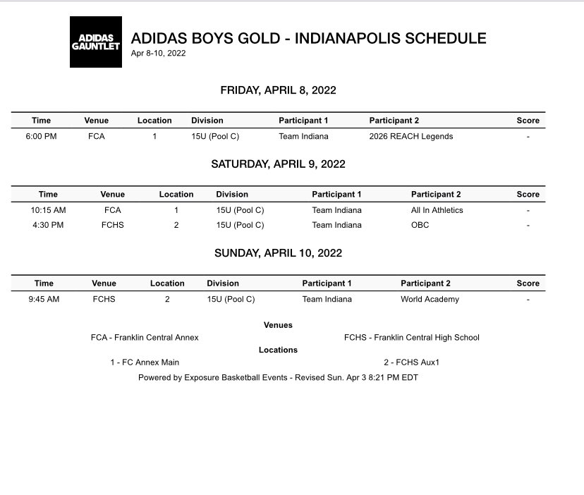 IndianaEliteIE's tweet photo. It’s almost game time! @PrepHoopsIN @IBCA_Coaches @IndianaElite @baumhoops @HSIndianaBball @BRamseyKSR @MHS_Boys_ https://t.co/72e35tKLFR