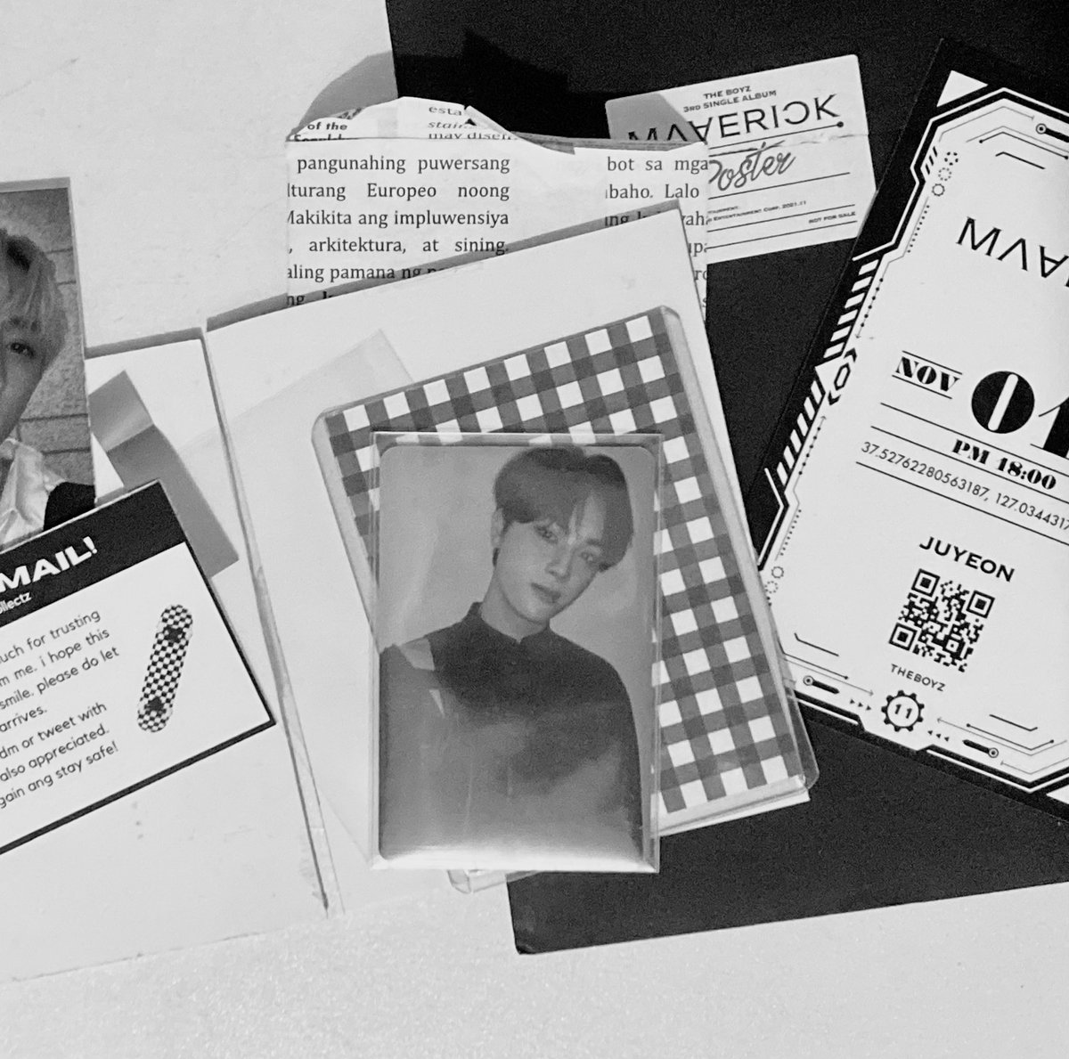 hugnyeoon's tweet photo. [ 💌 #tracemails ] 

Got this for a steal priceee!! aaa thank you so much for packing it safely ++ thank you for the freebies as well! @ericollectz!  

#s2thanks https://t.co/dihTfZHJTp