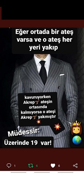 ZAlacakarga's tweet photo. @SuaybBin @ehlibeytinordu1 @iek49623658 @OBirlikler @BHaydaremiri @EfsunGuldeniz @ServetY67467829 @DProtokol @mitciler @AlfaGeldim #JİTEM🦂'e selam🦂. JİTEM ölse de #ALACAKARGA🦂  ölmez🦂💣🔥 #HORASAN'DAN gelen
#SONSİYAHBAYRAKLIORDU ve #KAİM'i destekleyenler ile aynı saftayım🦂
#KAİM'e yanlış yapanlardan ve aptala yatanlardan ÖÇ ALIRIM🦂 Zaman yaklaştı dannn diye aniden🦂
#Kaim'i BAŞTACI yapanlara DOKUNMAM🦂 https://t.co/FIJwGaiU6Q