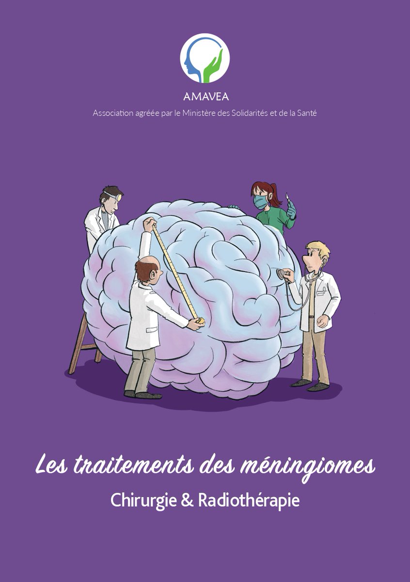 AMAVEA1's tweet photo. Le livret sur les traitements des #méningiomes est toujours disponible. Textes sur la #chirurgie par le Pr Romuald Seizeur et le Dr Julien Boetto.Textes sur la #radiothérapie des méningiomes par Pr Georges Noël et le Dr Adrien Paix . 
Le demander par mail à contact@amavea.org https://t.co/jhP6rXFO0q