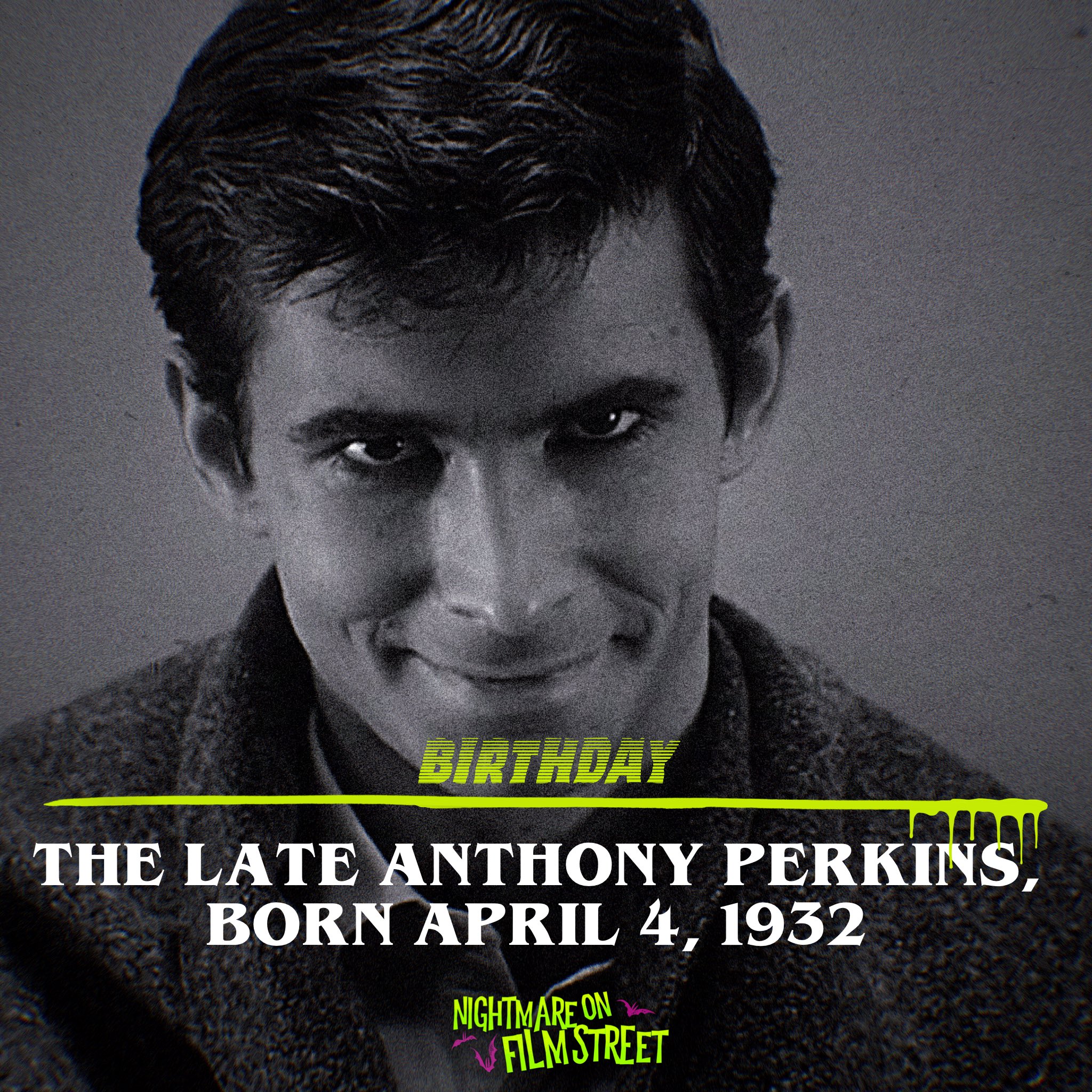                            .. Happy Horror Birthday to the late Anthony Perkins, born in 1932! 