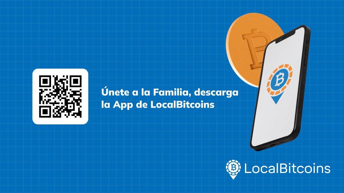 LocalBitcoinsES's tweet photo. ¡Buena semana! ✨

Hoy es un gran día para unirte a la App de #LocalBitcoins 📱

#LocalBitcoinsES #LBCApp #FamiliaLBC https://t.co/F86vRBfIau