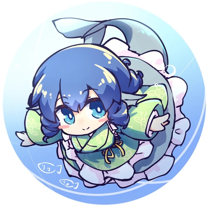 わかさぎ姫かわいい 