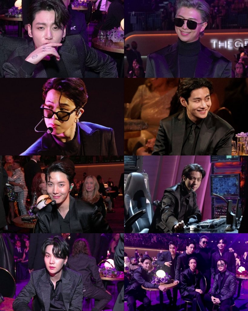 Finiteinseven's tweet photo. my loves slaying in black! 
BTS THE BEST https://t.co/B9iQg2tHo0