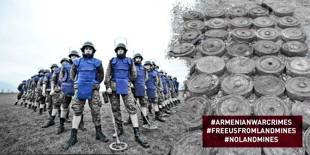 NazAva18's tweet photo. Mines keep harming innocent #Azerbaijan|is while #Armenia’s attitude in disclosing maps of #mines is disturbing, as @ANAMA_gov_az is concerned that “initial study of the submitted maps gives the impression that they are unreliable, useless and inaccurate.” #HumanRightsDay https://t.co/HLCINXgVJJ