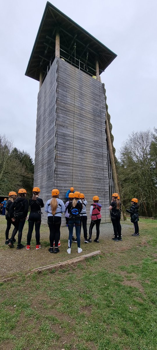 MrsMoorby's tweet photo. Activity number 1 for groups 1 and 3 is Abseiling 🧗‍♂️ @SummerhillSch https://t.co/YfnRqdhEWQ