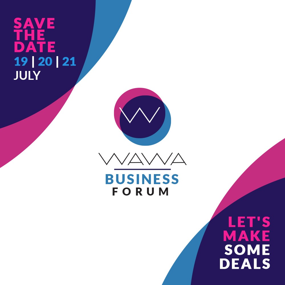 ⚠️SAVE THE DATE⚠️

Luego del éxito de 2021, confirmamos nuestra 2da edición virtual  del WAWA Business Forum 2022. 
Aparta la fecha: 19, 20 y 21 de julio

No dejes de ser parte de WAWA y acceder a uno de los encuentros de negocios más importantes y efectivos de nuestra asociación
