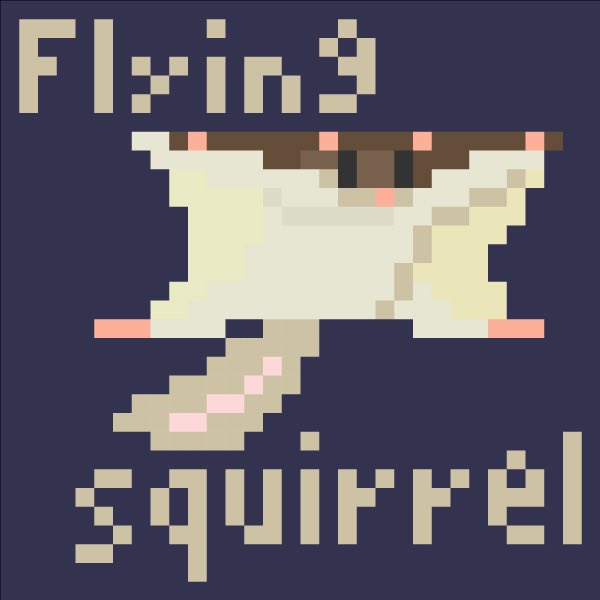 #animals #flying_squirrel #pixelart