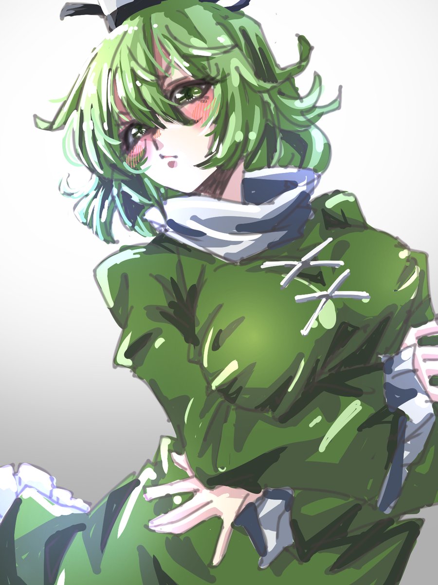 蘇我屠自古(東方プロジェクト) 「#深夜の真剣お絵描き60分一本勝負 
久々にいち早く参戦してました 」|イサギ@春例か20bのイラスト