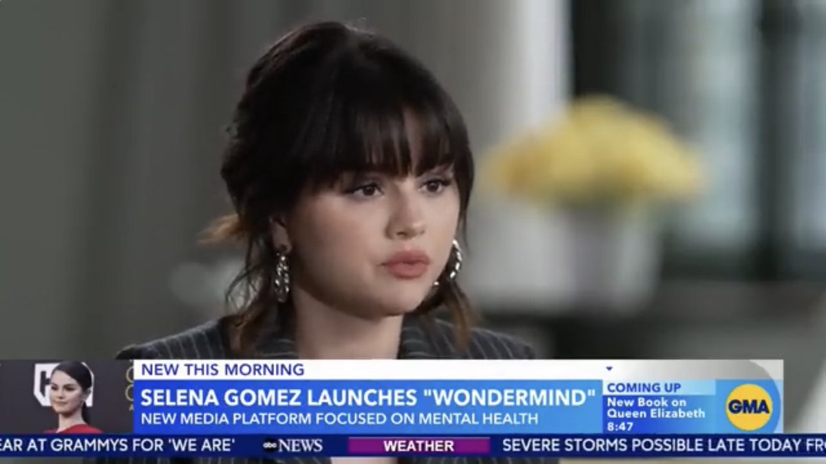 PortalSelenaBR's tweet photo. "Se eu ficar conhecida por algo, eu espero que seja simplesmente pela maneira com a qual eu me importo com as pessoas." 

Selena Gomez para o Good Morning America. 🥺❤️ https://t.co/S9EYwN7CZ6