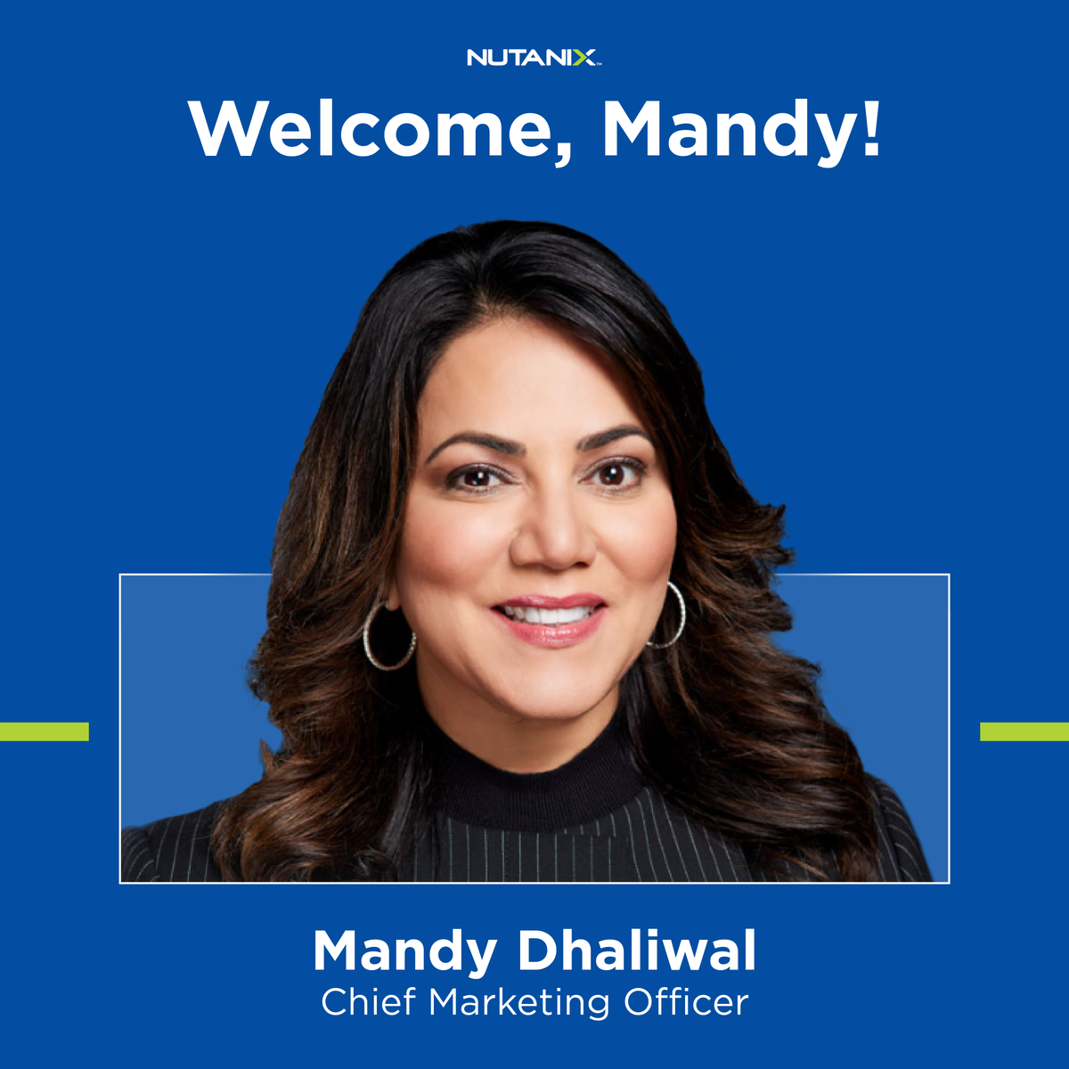 nutanix's tweet photo. Today we announced that @1MandyDhaliwal will be joining Nutanix as Chief Marketing Officer and Shyam Desirazu has been appointed Head of Engineering. Learn more: https://t.co/U7Ww9xs3l4 https://t.co/ETPnTtnoya