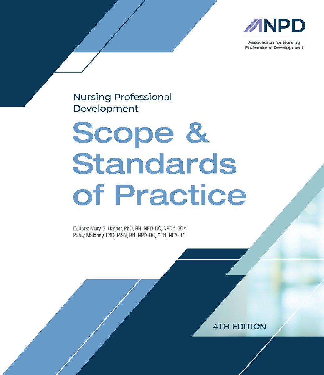 Last month, at #anpdaspire, ANPD released the Nursing Professional Development, Scope &amp; Standards of Practice, 4th edition. New and experienced NPD professionals will find this to be an essential resource in their practice. Learn more and purchase today! bit.ly/3IJRSNo