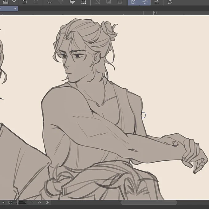 felix hugo fraldarius except hes a dancer and i fixed his hair 