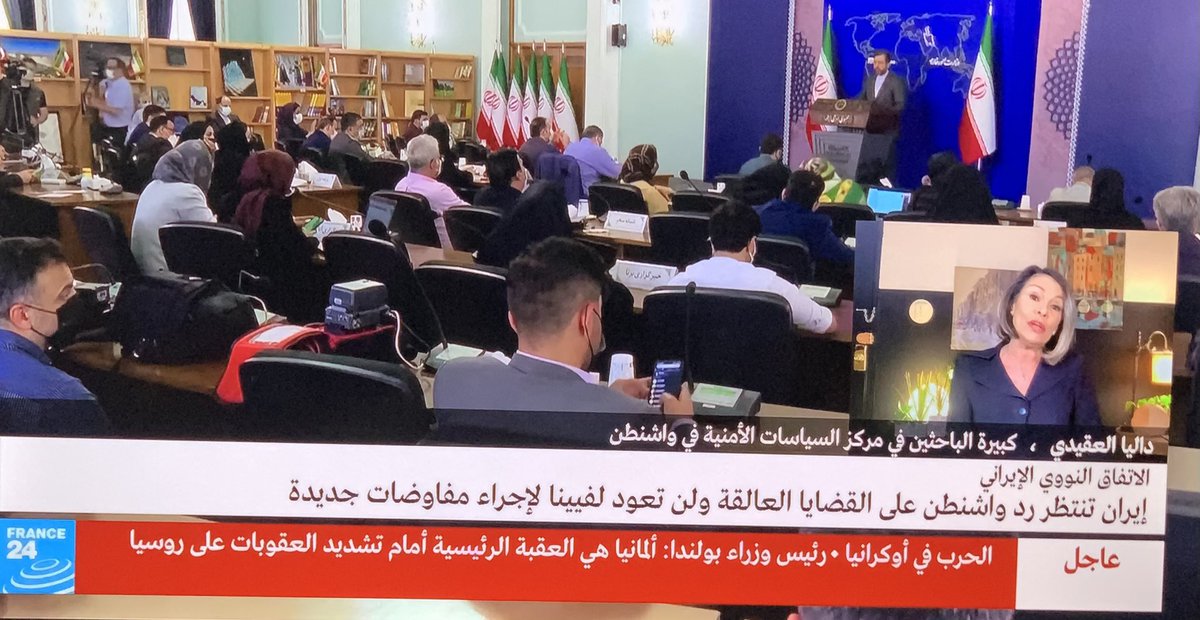 DaliaAqidi's tweet photo. Even if @POTUS agrees on removing the #IRGC from the #FTO list, Republicans won’t be silent about the crimes committed by its proxy militias in the Middle East.
#Tehran knows how badly Biden needs to revive the #JCPO prior to the #Midterms2022. https://t.co/TXcOUAv6GH