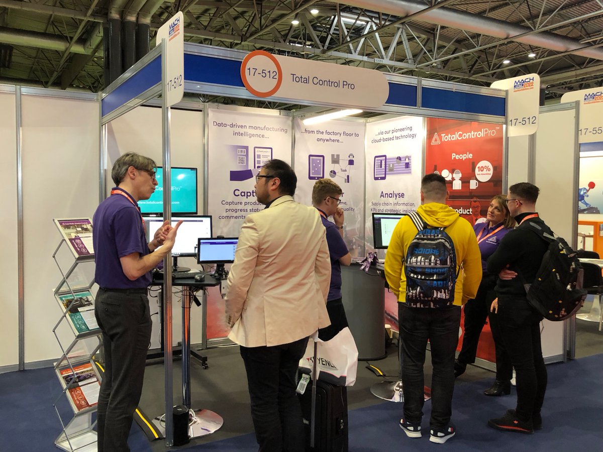 We are enjoying the first day @MACH2022 !🥇

Stop by stand 17-512 to meet the #TotalControlPro team, &amp; get a peak into the platform and its capabilities 🙂🎆

#engineering #MACH22 #manufacturing #UKmfg #Mfg #MACH2022 

<a href="/mta_uk/">Manufacturing Technologies Association (MTA)</a> @MadeinBritianGB <a href="/MACHexhibition/">MACH Exhibition</a> <a href="/Mfg/">Micah Gantman</a> <a href="/LloydsBankBiz/">Lloyds Business</a>