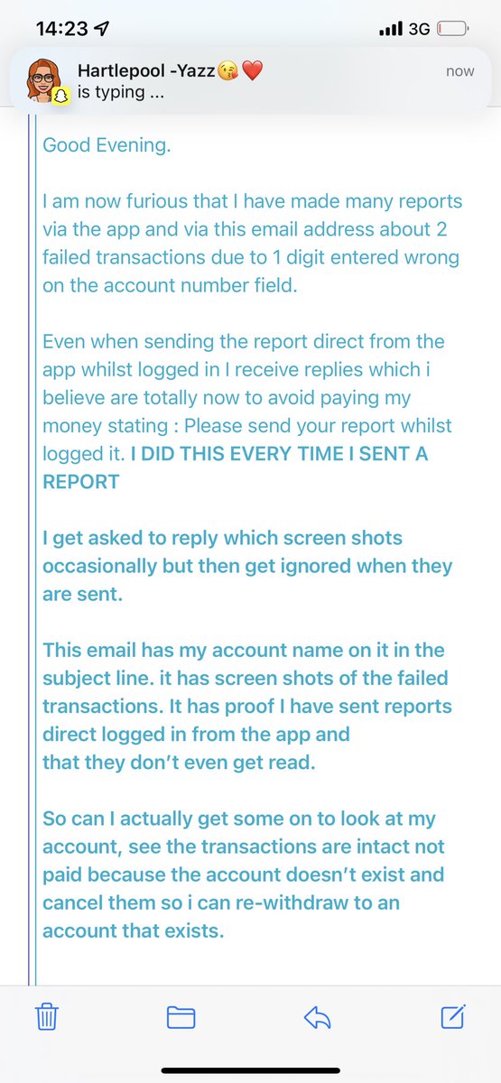 chrisemery91's tweet photo. @tiktok_uk your Customer Service is appalling. You have 500$ belonging to me and i believe you are purposely being messing me about to keep it.
You ignore feedback send from the app, or reply telling me to send it from the app whilst logged in. Ive already done that. https://t.co/fJfKQUhl50