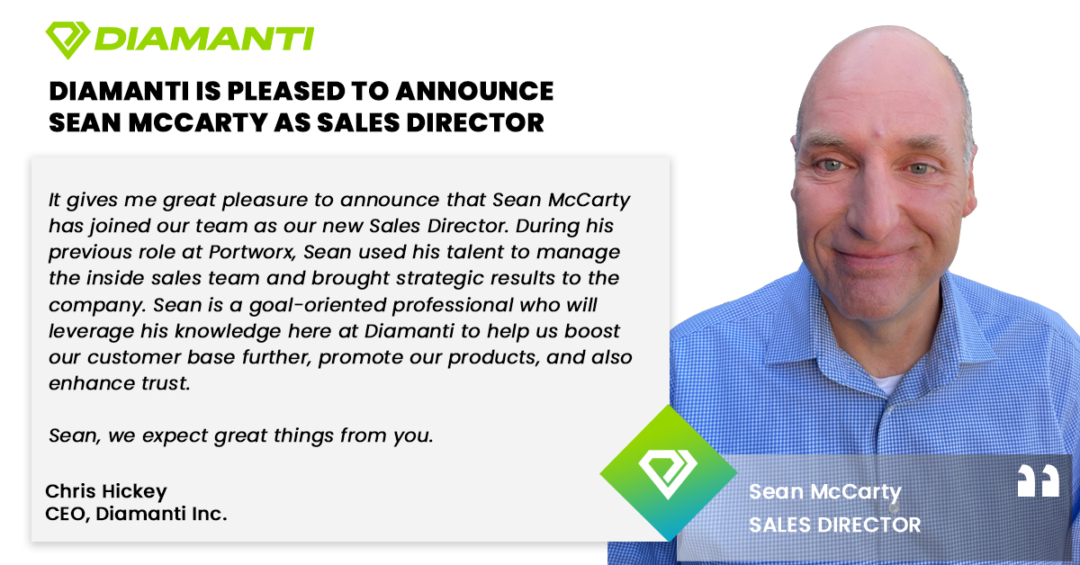 Diamanti is excited to welcome Sean McCarty to the team as a Sales Director. Sean joins us from Portworx and brings along years of experience that will be of great help to us. Good luck, Sean! 
Visit Visit bit.ly/3DjIzl9 
#hr #kudos #thankyou #teamwork #growth #diamanti
