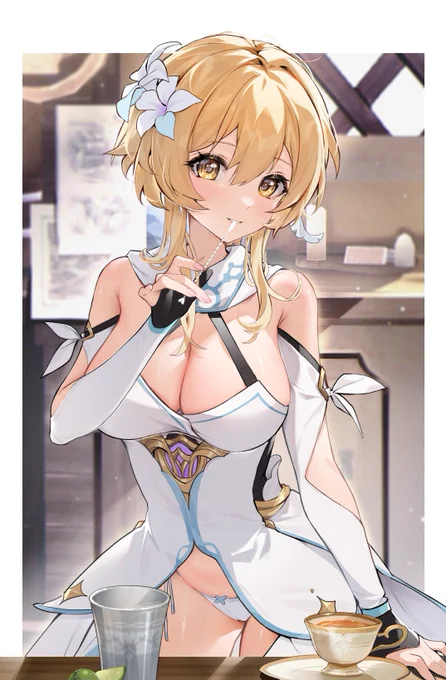 これ、お客様に特別に用意したお紅茶ですよ~
(紅茶*1  特製ミルク*1)
 お客様がお気に召しかどうかは、わかりませんけど~ 