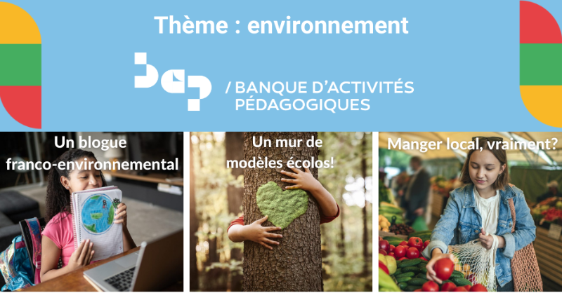 _ACELF's tweet photo. Vous êtes à la recherche 🕵️ d’activités à réaliser avec vos jeunes dans le cadre du Mois de la #Terre? 🌏 Découvrez ces idées 💡 de la Banque d’activités pédagogiques (BAP) sur le thème de l’#environnement! 
#éduprof #moisdelaterre #frcan