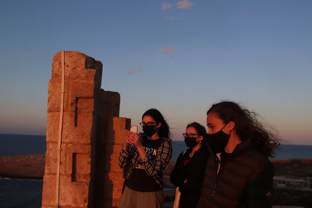 Falko_BirdLifeM's tweet photo. We then succeeded to walk to a nearby cliff's edge to listen out for the #YelkouanShearwaters coming to land to nest at sundown and watched them using a heat sensitive camera. Everyone had a great evening of exploring the rich history and nature of Malta! https://t.co/BZCfNa3Txn