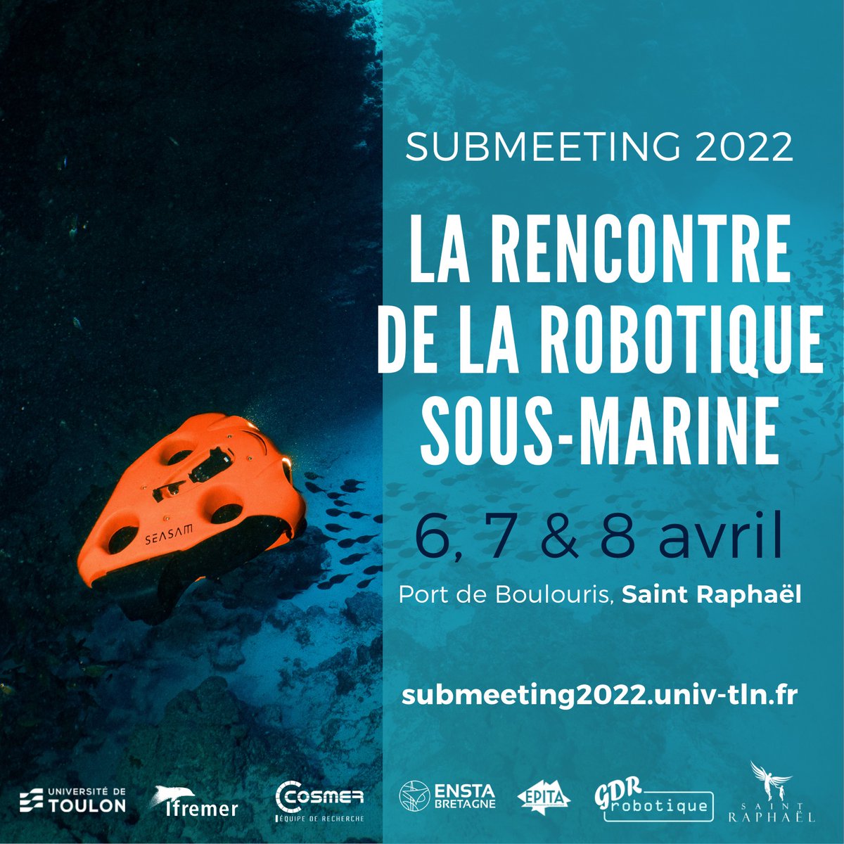 merritoire's tweet photo. 📣 MERRITOIRE sera présent à la soirée grand public du #Submeeting 2022 à St Raphaël ! 
🎙 Nous vous parlerons de l'origine du projet ainsi que ses objectifs et l'implication des plongeurs au travers de la science participative ! 🤿
#plongee #3D #scienceparticipative #merritoire https://t.co/V06ZuHbIVb