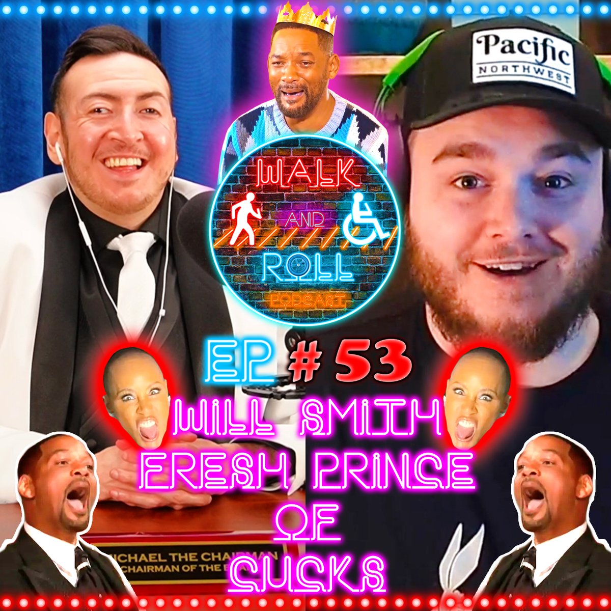 WalkAndRollPod's tweet photo. Will Smith: The Fresh Prince Of Cucks | Walk And Roll Podcast #53
▶️ Video: https://t.co/H38dAydIps
🎧 Audio: https://t.co/24RKb3rlfb
#comedy #podcast #podcasts #youtubepodcasts #spotifypodcasts #WillSmithAssault #willsmithchrisrock #WillSmithMemes #Cuckwill #standupcomedy https://t.co/zi5NLb2oXW