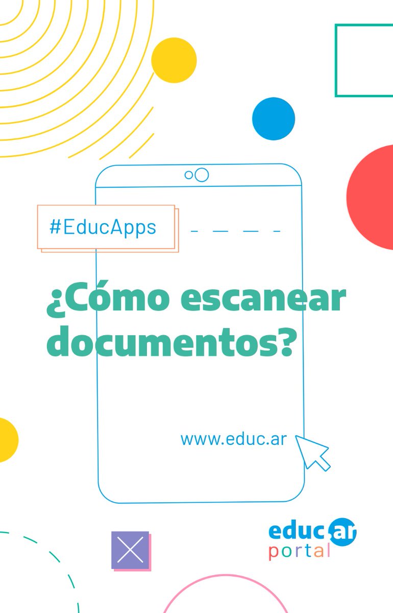 educarportal's tweet photo. #EducApps📱
Muchas veces necesitamos digitalizar un documento impreso pero no contamos con un escáner. ¿Qué hacemos en esos casos? ¡Hay muchas aplicaciones móviles que permiten realizar esta tarea! En esta nota te recomendamos algunas.
▶https://t.co/NCLr9AAAZW https://t.co/q9d3JGUOBp