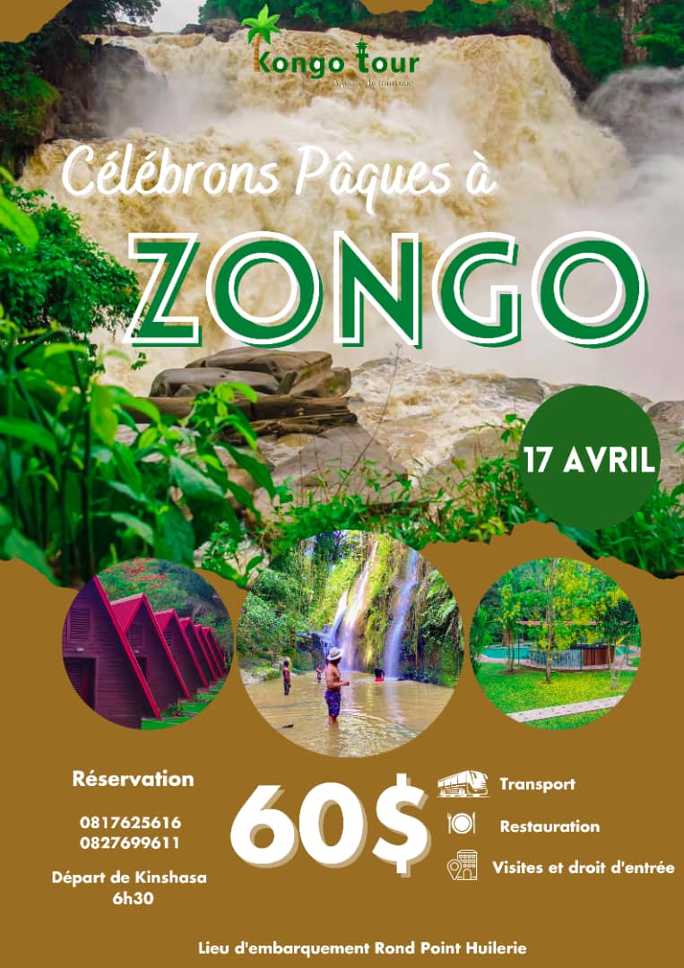 Le 17 avril 2022, au départ de Kinshasa, une visite est organisée vers les chutes Vampa, dans le Kongo-Central.