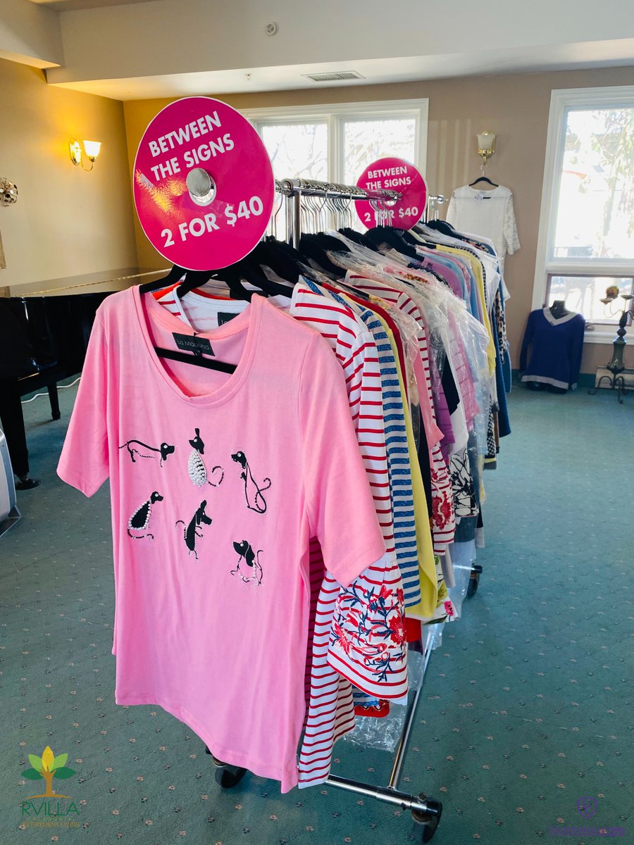 RVilla_C339's tweet photo. We want to thank Cyndy’s Boutique for coming in last week for a clothing sale for her spring collection! It was awesome to have you back, and give our residents the opportunity to shop within their own home! #RVillaCaledonia #UniversalCare https://t.co/Jzg32kbS71
